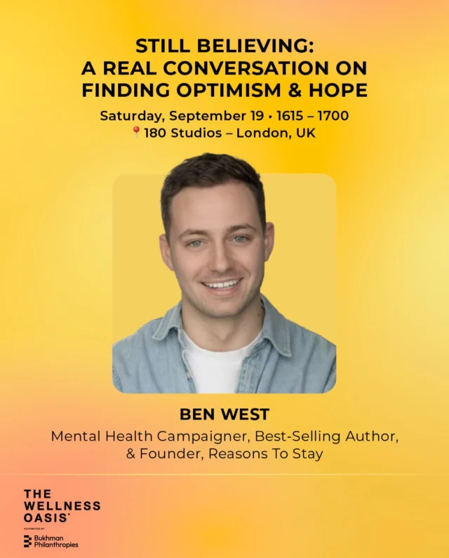 So excited to be joining @_thewellnessoasis supported by @bukhmanphilanthropies in London on the 19th September!Get your pass to attend in the link in my bio! 💙(Ad / Paid partnership)