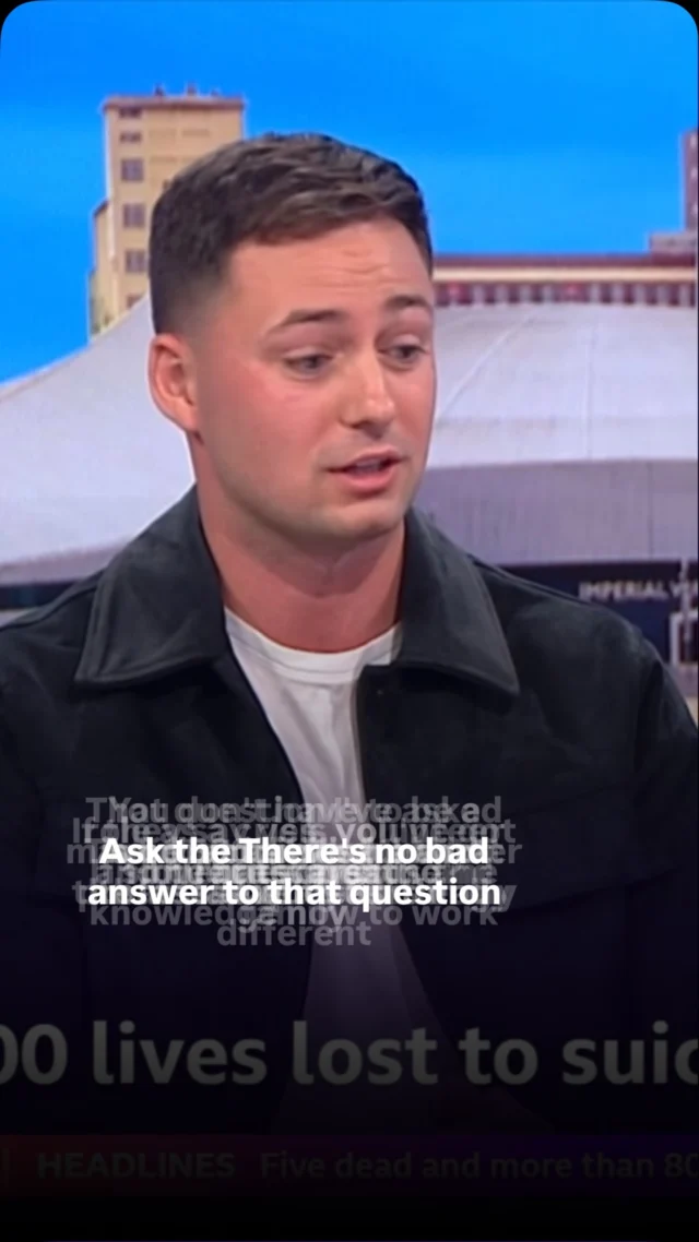 @bbcbreakfast this morning for World Suicide Prevention Day 💙It’s the hardest, most important question you can ask someone…